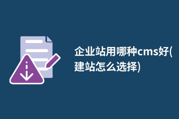 企業(yè)站用哪種cms好(建站怎么選擇)