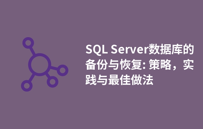 SQL Server數(shù)據(jù)庫的備份與恢復: 策略，實踐與最佳做法